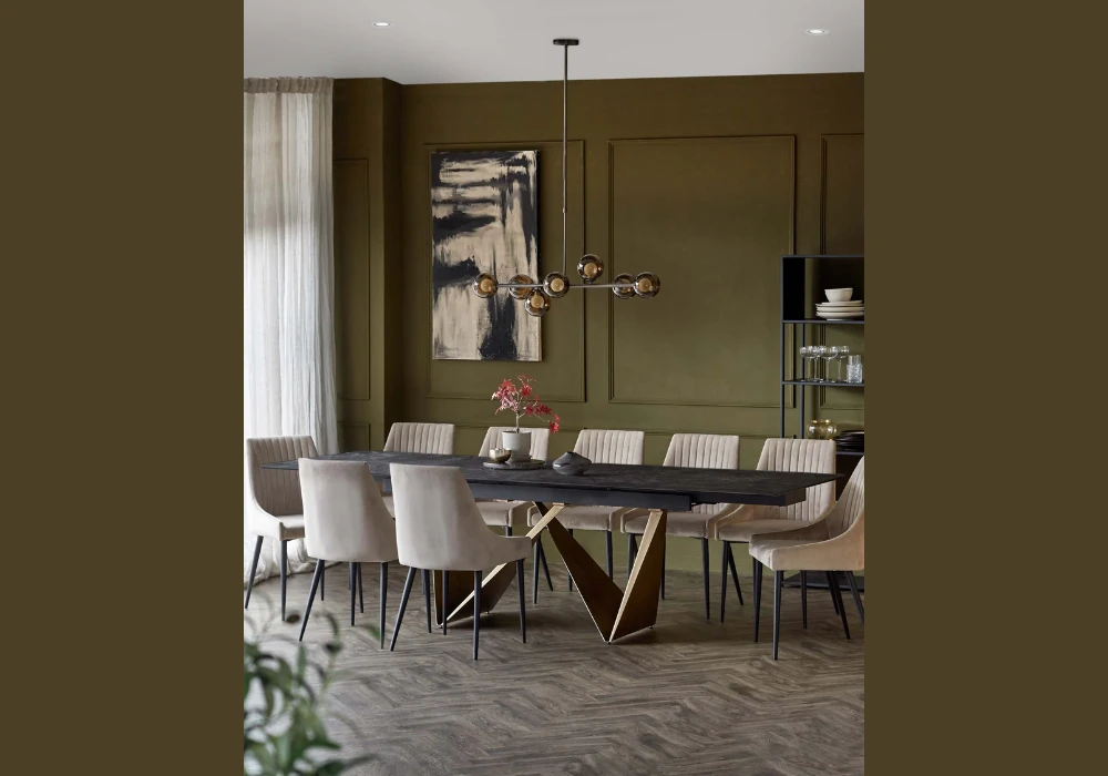 Industrial Style Dining Table for 10