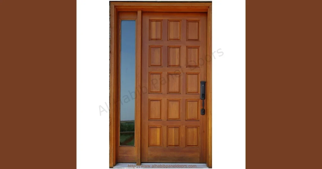 Large Single Panel Door Style