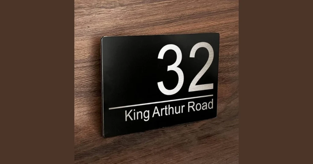 Laser Engraved Door Sign