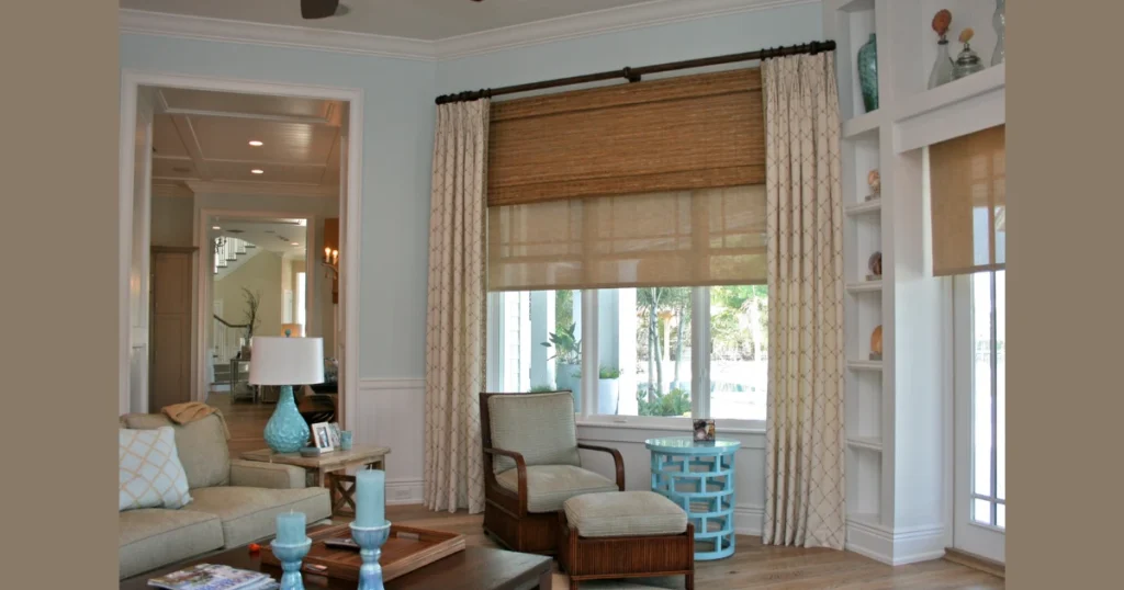 Layered Curtain Door Window Treatment