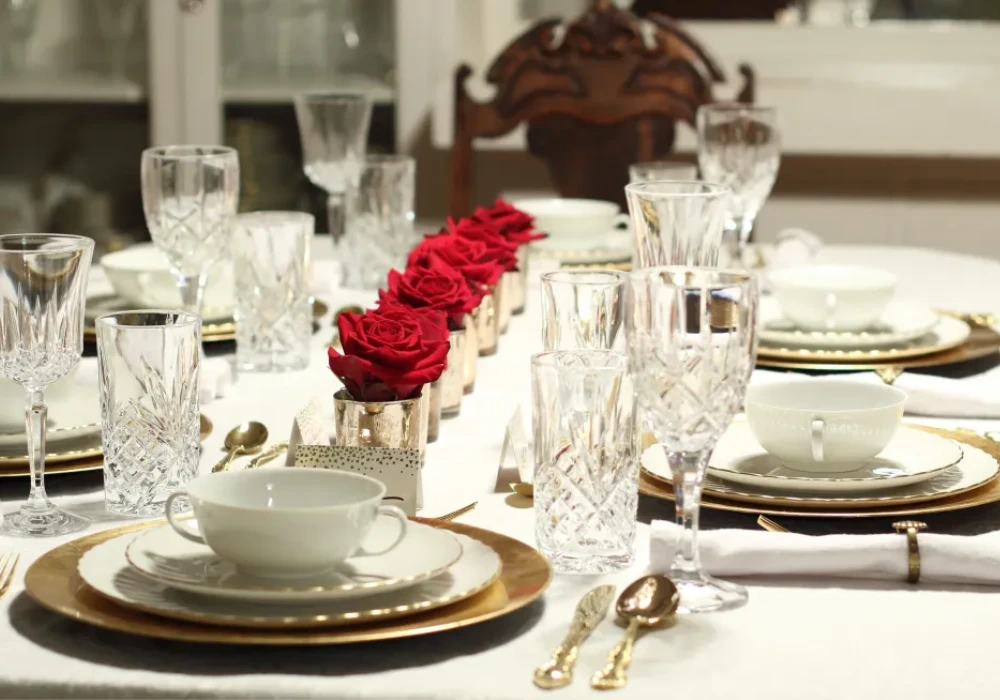 Layered Plate Classic Table Setting