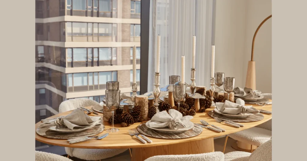 Layered Table Mat Styling