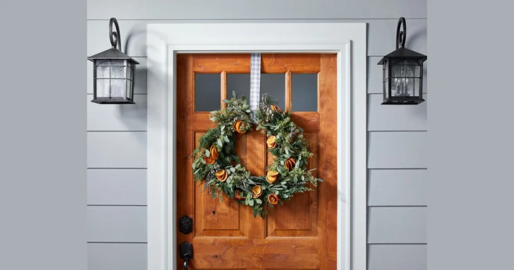 Layered Texture Door Wreath