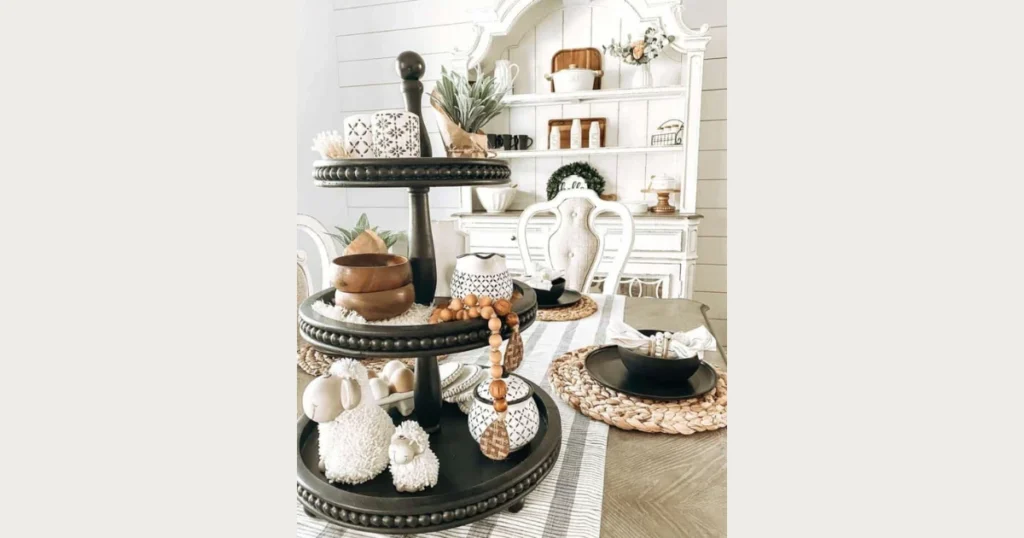 Layered Tray Centerpiece