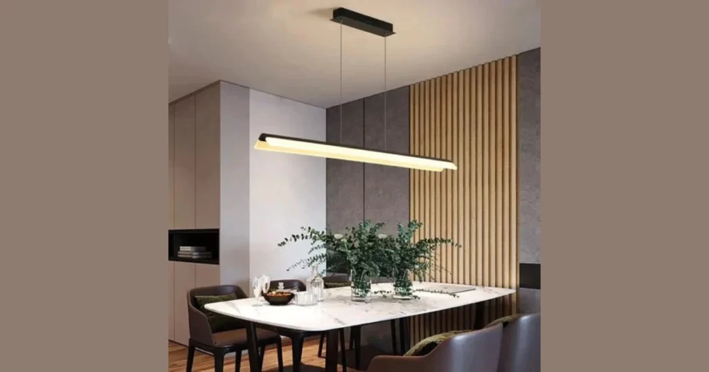 Linear Pendant Dining Table Lighting