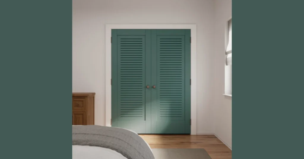 Louvered Wardrobe Doors for Air Circulation