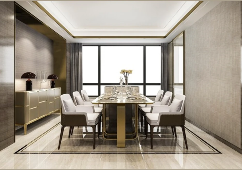 Luxury Dining Table with Designer Place Settings