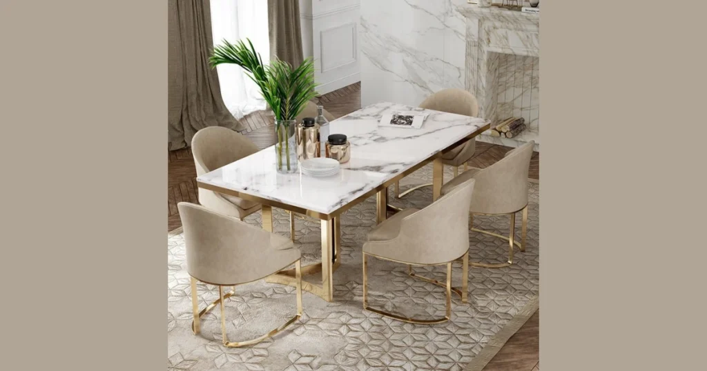 Marble Dining Table Design