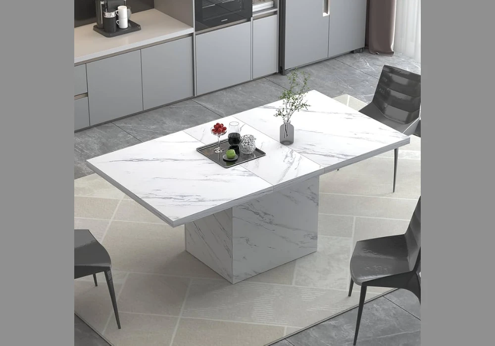 Marble Top 55 Inch Dining Table Idea