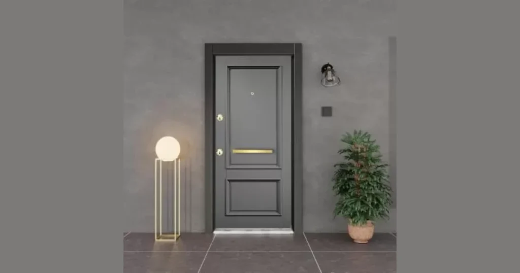 Metal Door Frame Accent