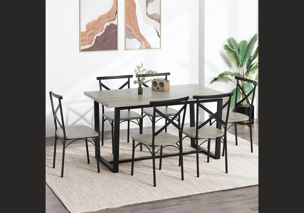 Metal and Wood Combination Table