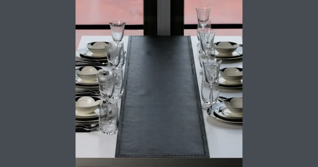 Minimal Modern Table Runner Setup