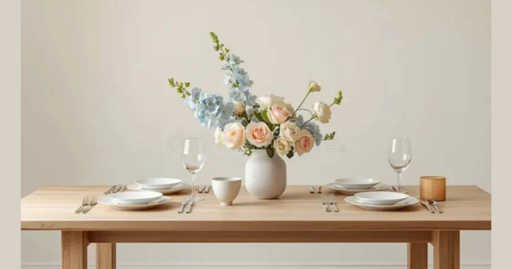 Minimal White Flower Arrangement