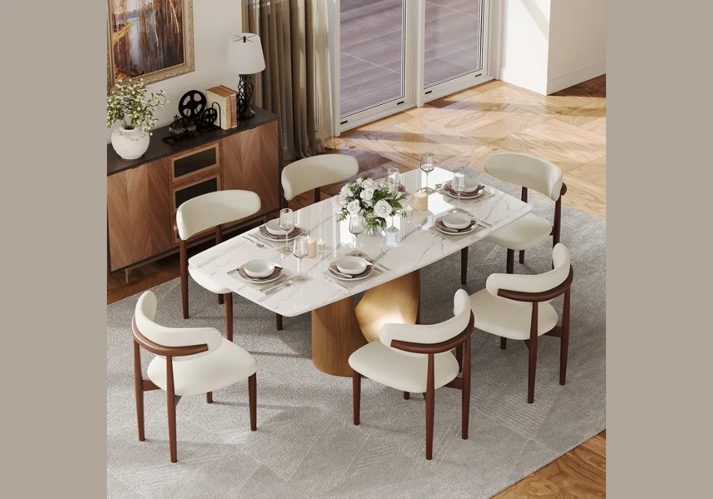 Minimalist 50 Inch Dining Table