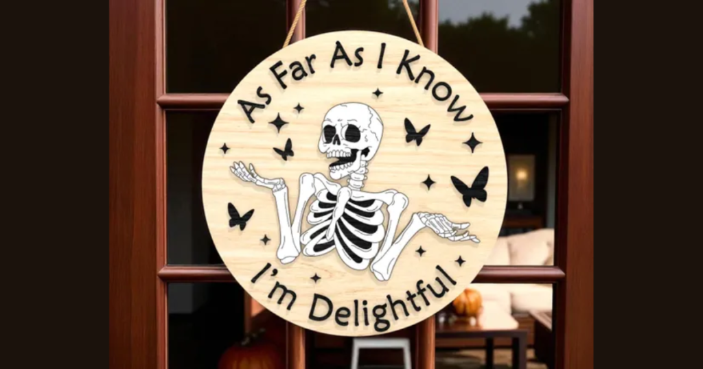 Minimalist Black and White Quote Hanger