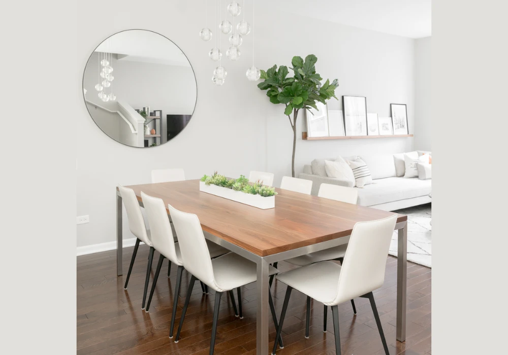 Minimalist Dining Table Arrangement Ideas