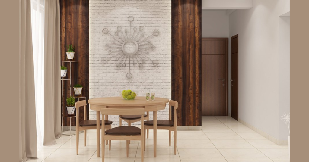 Minimalist Dining Table Layout