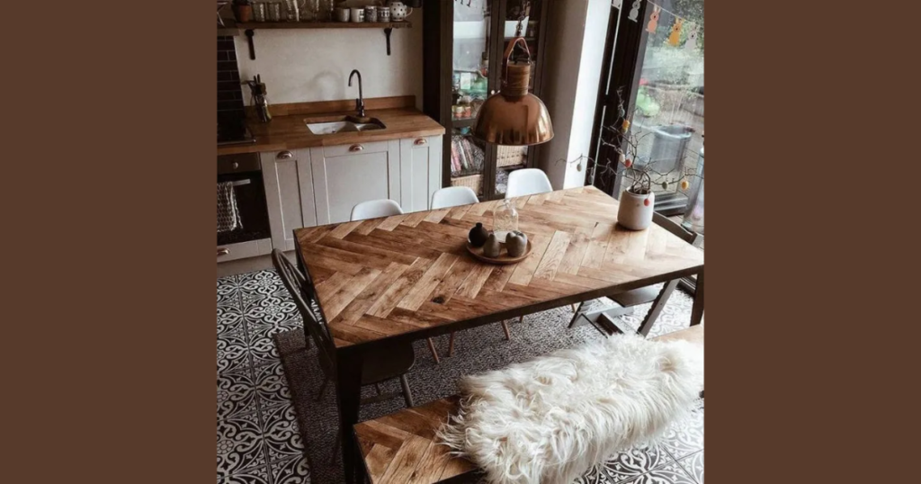 Minimalist Dining Table Top Idea