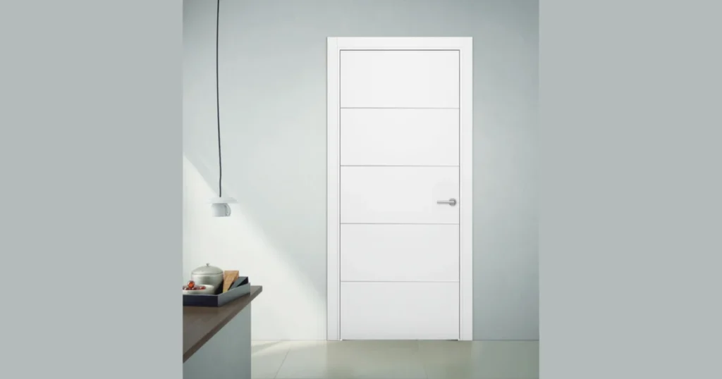 Minimalist Flat Door Styling