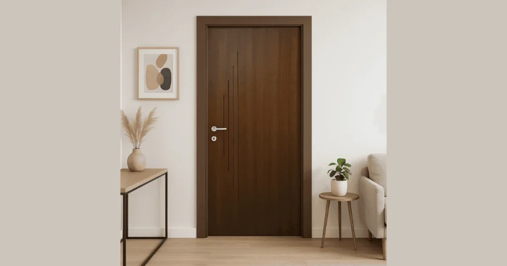 Minimalist Flush Door Design