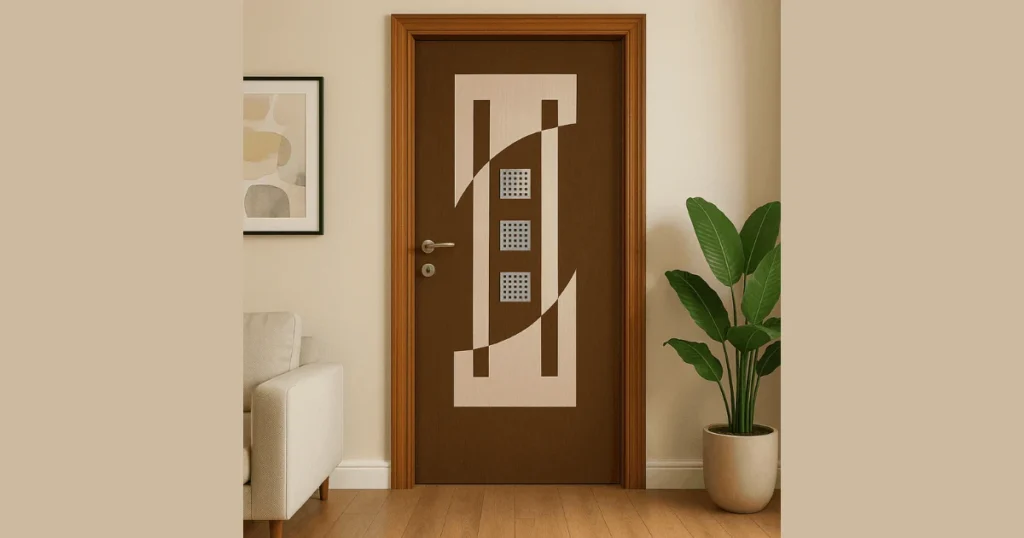 Minimalist Geometric Door Ornament