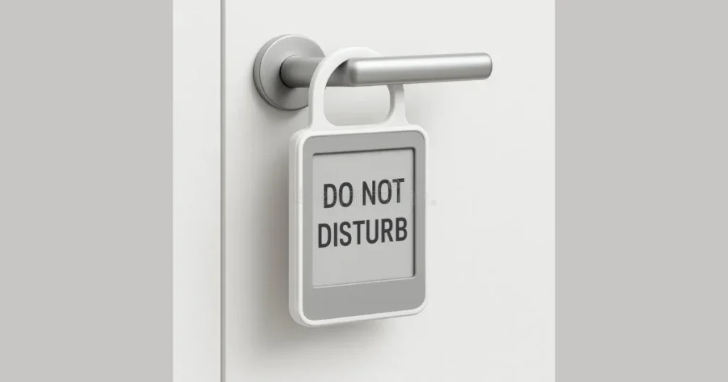 Minimalist Metal Door Signage