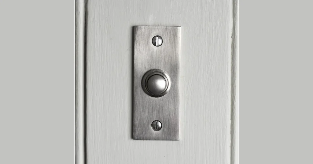 Minimalist Push Button Door Bell
