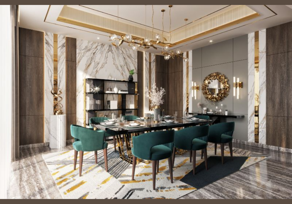 Minimalist Solid Rug for Modern Dining Rooms