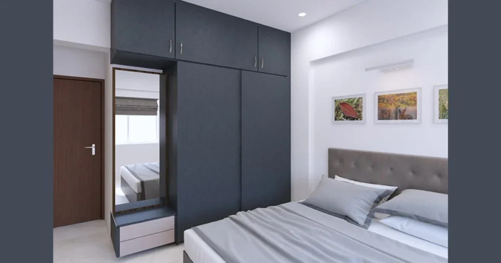 Mirror and Panel Mixed Wardrobe Doors