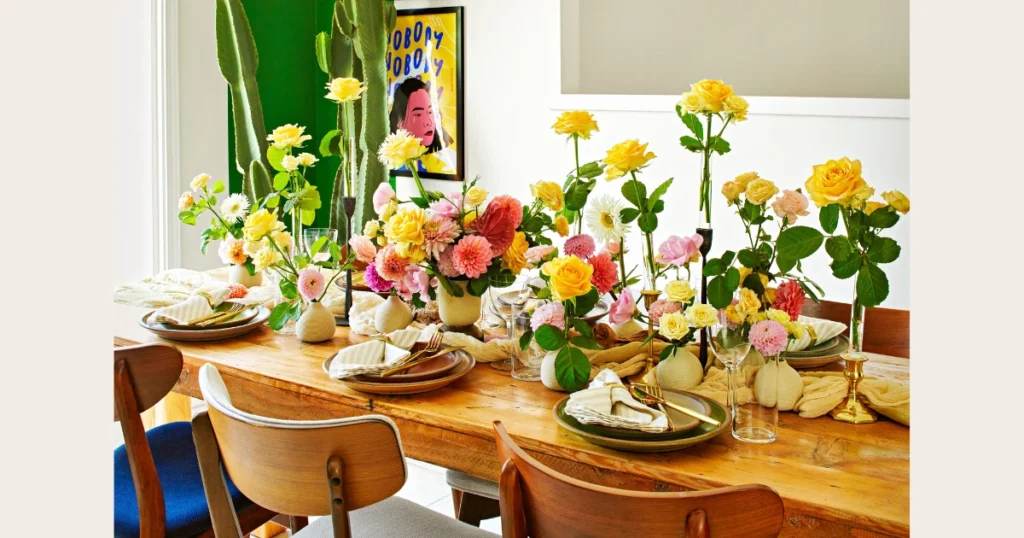 Mixed Height Flower Arrangemen