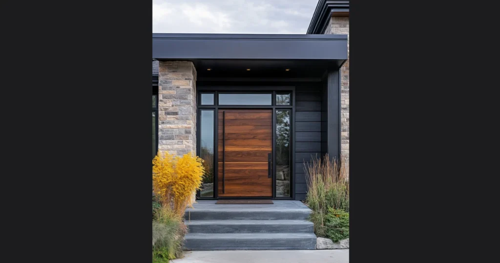 Modern Aluminum Frame Door