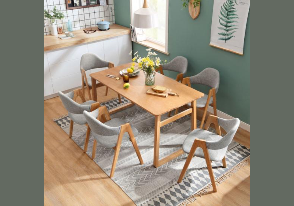 Modern Minimal Wooden Dining Table