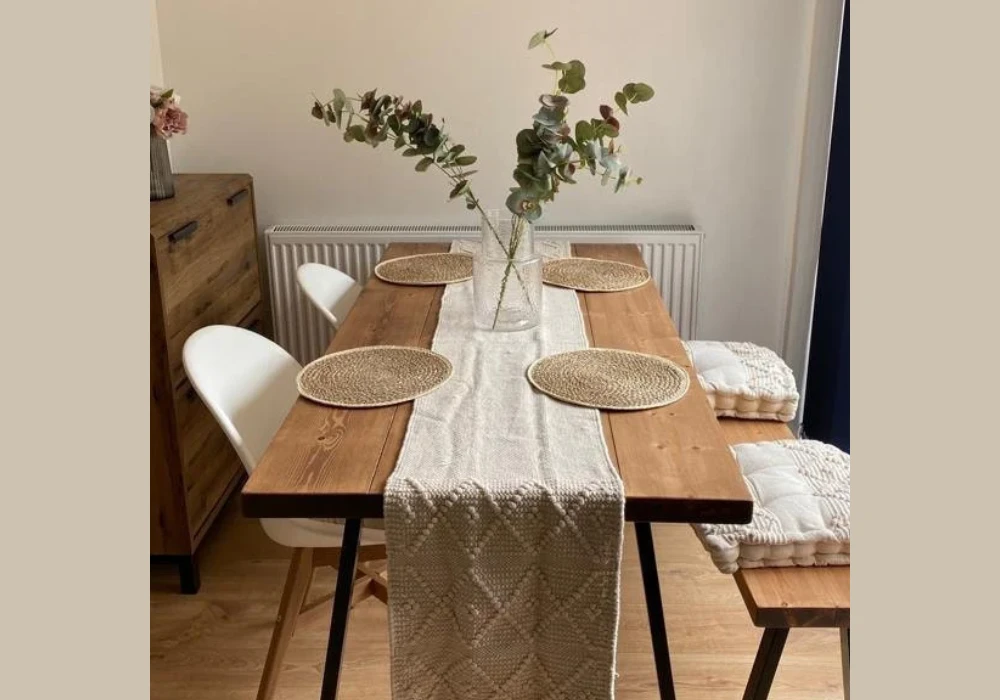 Narrow Console Style Dining Table