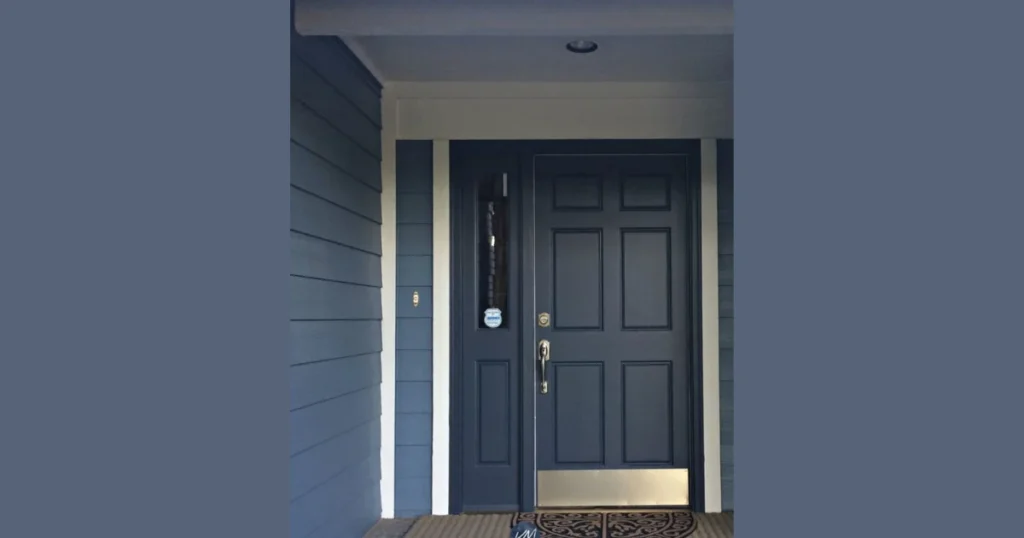Navy Blue Exterior Door Color