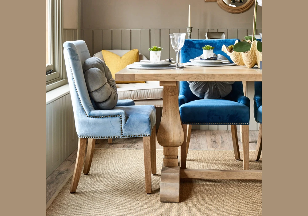 Neutral Base with One Statement Chair