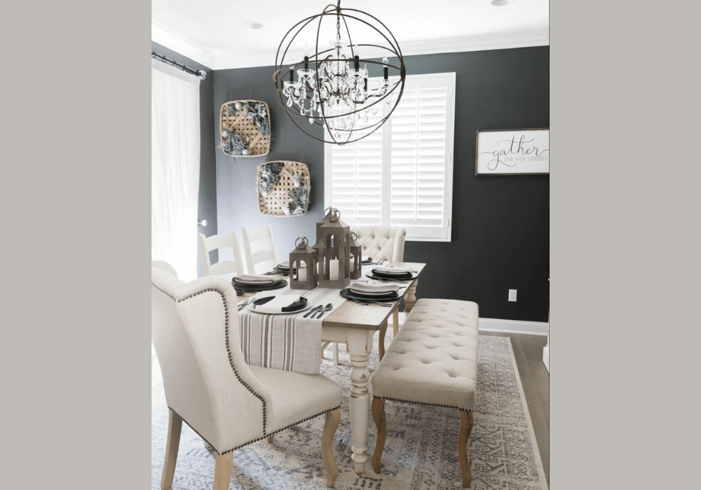 Neutral Table Runner Styling