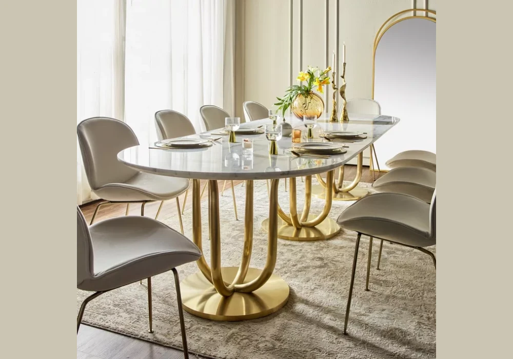 Oval Dining Table for 10