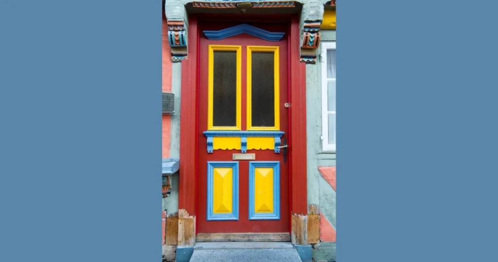 Painted Wooden Door Board