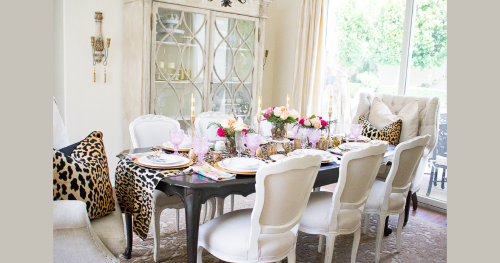 Party Dining Table Layout