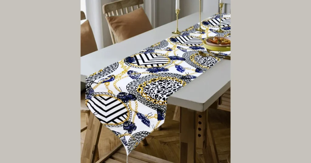 Patterned Dining Table Runner