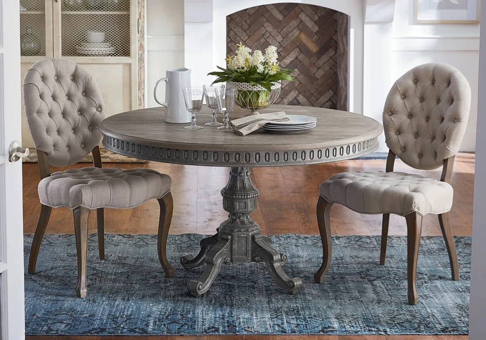 Pedestal Dining Table for Better Legroom