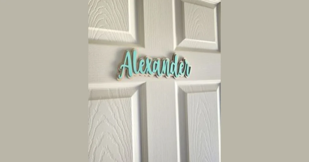 Personalized Name Door Signage