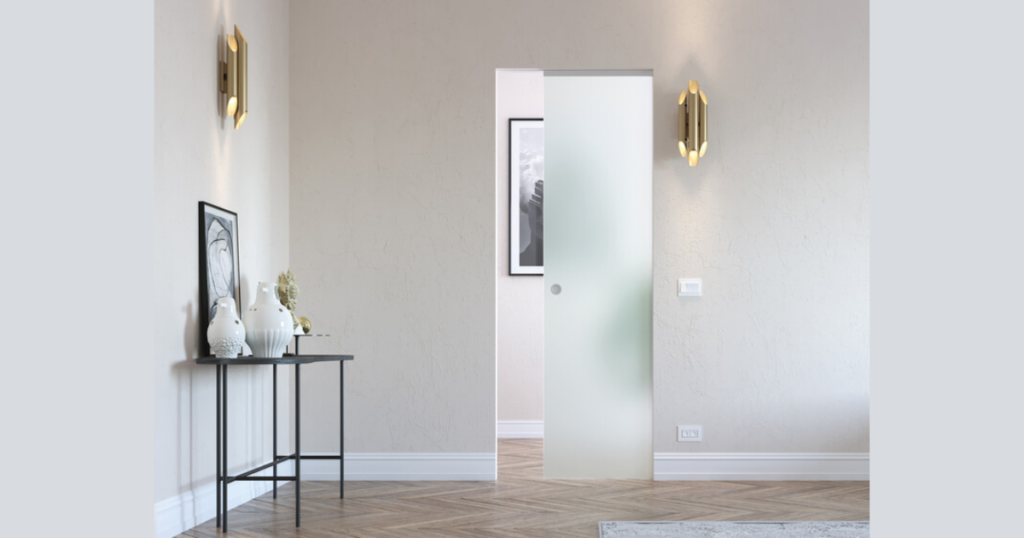 Pocket Interior Door for Hidden Space Saving