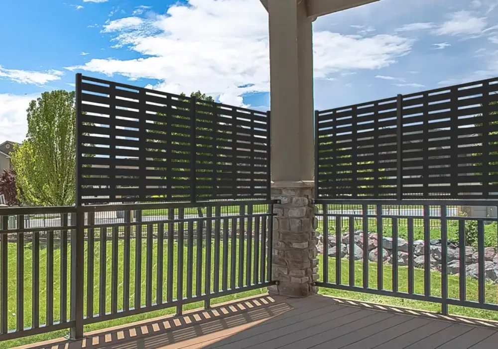 Privacy Panel Deck Railing Ideas