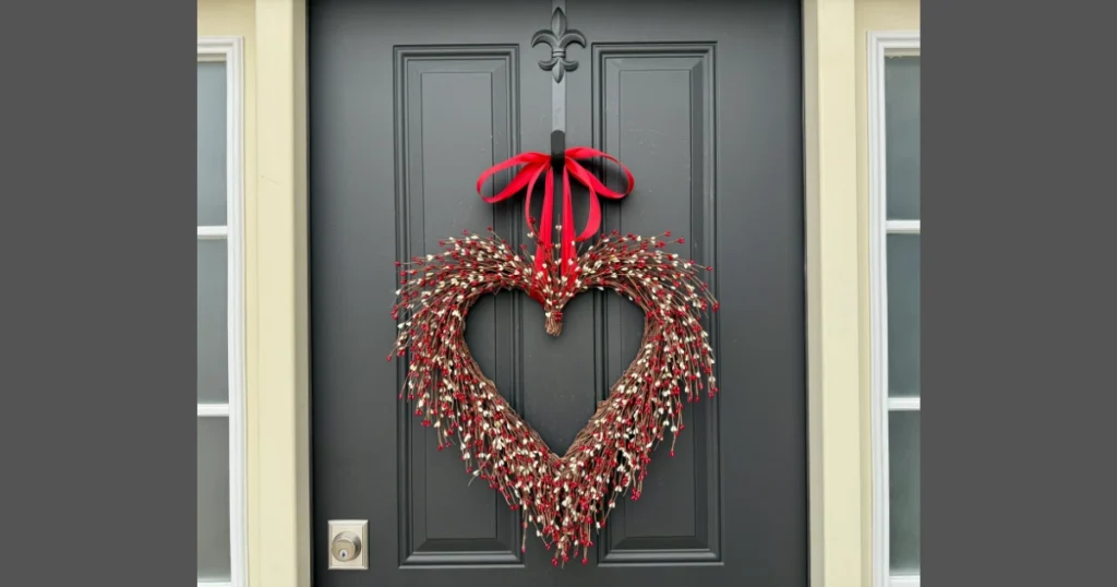 Ribbon Accent Door Wreath