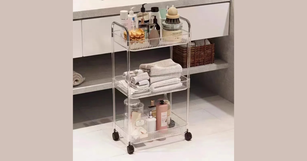 Rolling Towel Cart for Flexible Storage
