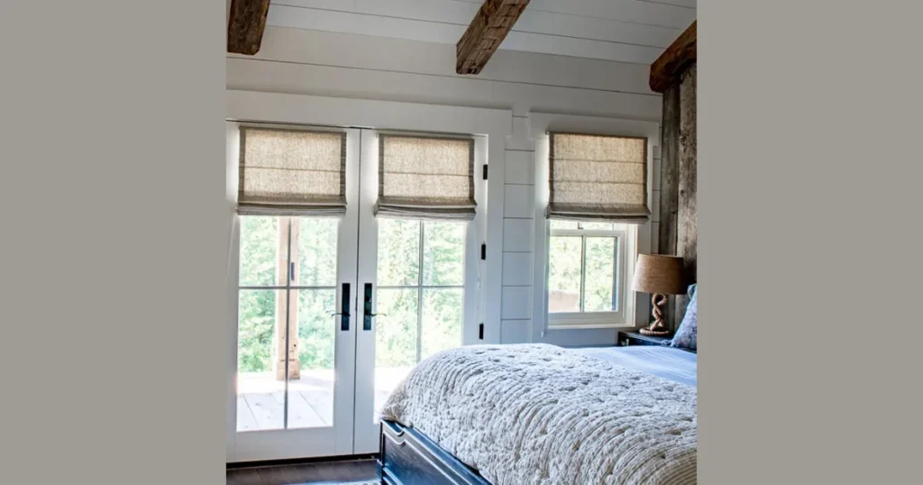 Roman Shades for Door Windows