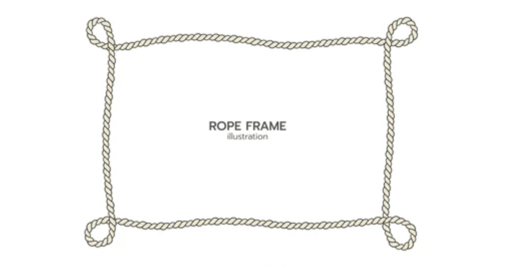 Rope Border Door Frame Detail