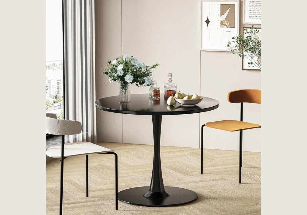 Round 32 Inch Dining Table for Small Rooms