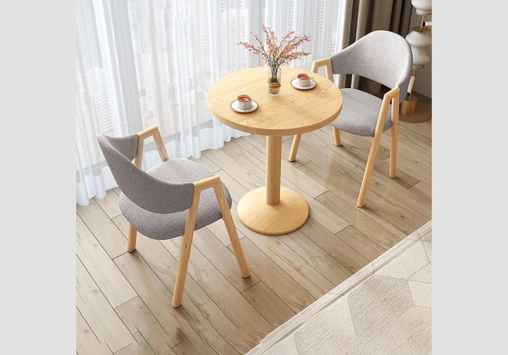 Round Bistro Dining Table for 2